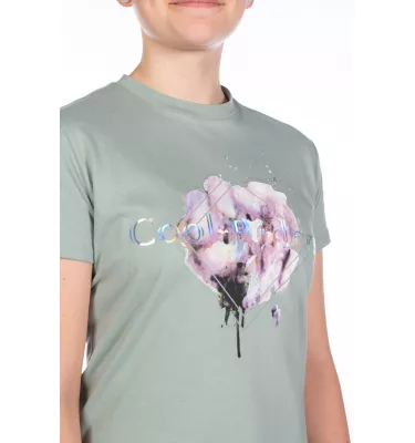 T-shirt jeździecki dziecięcy Hailey 140