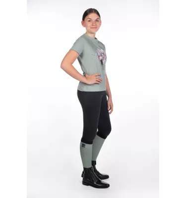 T-shirt jeździecki dziecięcy Hailey 140