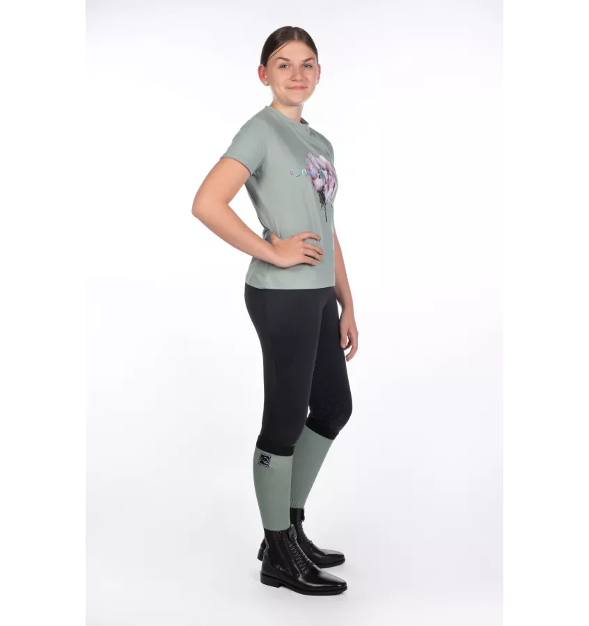 T-shirt jeździecki dziecięcy Hailey 140