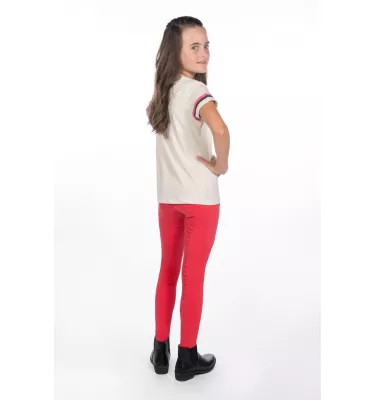 Legginsy jeździeckie dziecięce Aymee róż 110/116