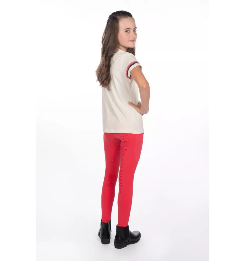 Legginsy jeździeckie dziecięce Aymee róż 110/116