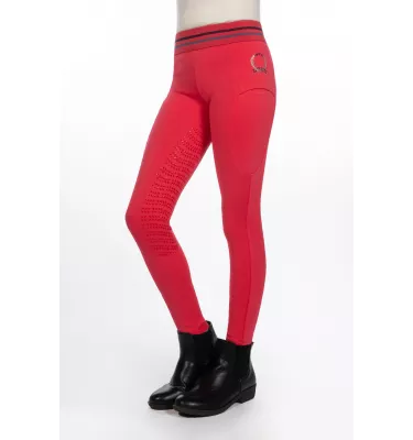 Legginsy jeździeckie dziecięce Aymee róż 110/116