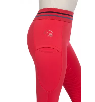 Legginsy jeździeckie dziecięce Aymee róż 110/116