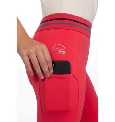 Legginsy jeździeckie dziecięce Aymee róż 110/116