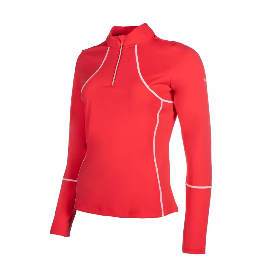 Koszulka jeździecka Aruba czerwony L