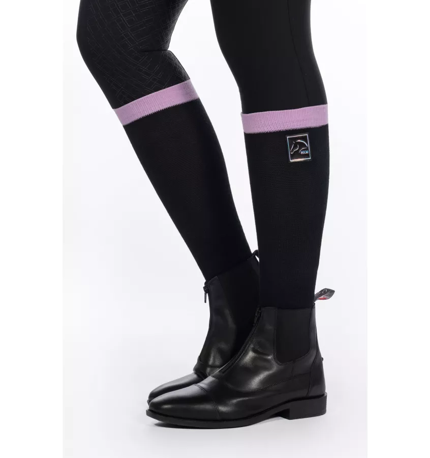 Podkolanówki jeździeckie Harbour Island czarny 30