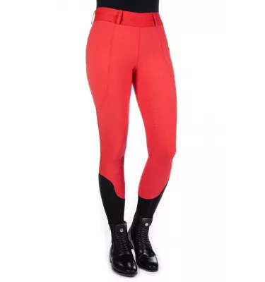Legginsy jeździeckie Aruba czerwony 32/34