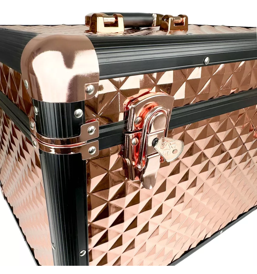 Skrzynka na szczotki i akcesoria Elegance róż