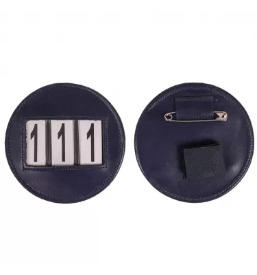 Numerek startowy Modeste okrągły brąz