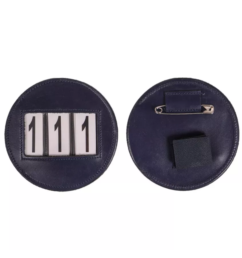 Numerek startowy Modeste okrągły brąz