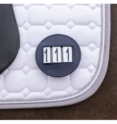 Numerek startowy Modeste okrągły brąz