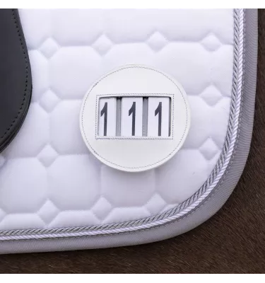 Numerek startowy Modeste okrągły brąz