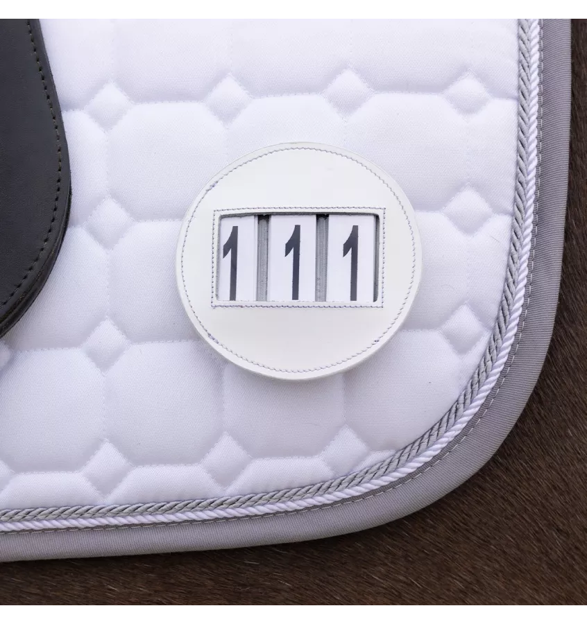 Numerek startowy Modeste okrągły brąz