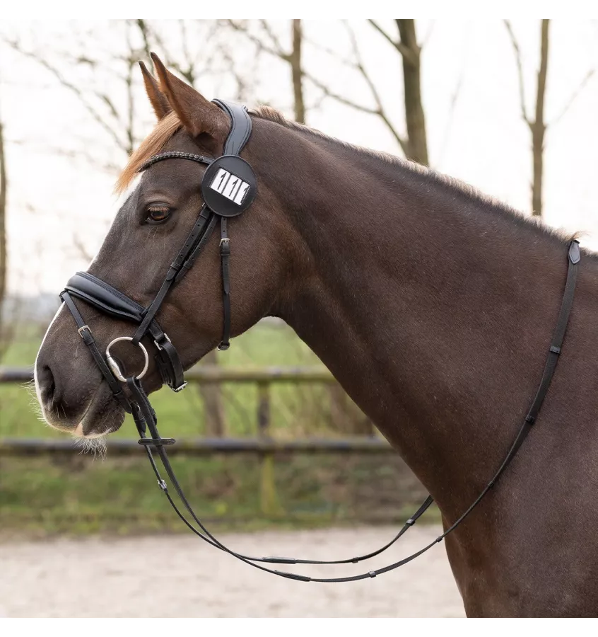Numerek startowy Modeste okrągły brąz