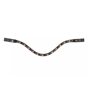 Naczółek dla konia Crystals cob