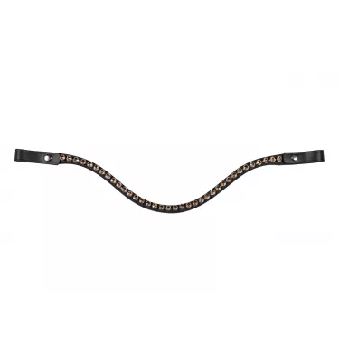 Naczółek dla konia Passion brąz cob