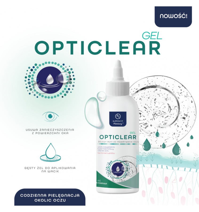 Płyn do przemywania oczu OptiClear Gel