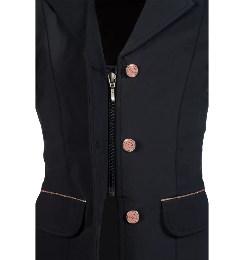 Marynarka konkursowa dziecięca Flora czarny 128