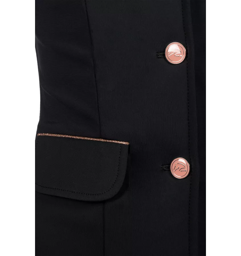 Marynarka konkursowa dziecięca Flora czarny 128