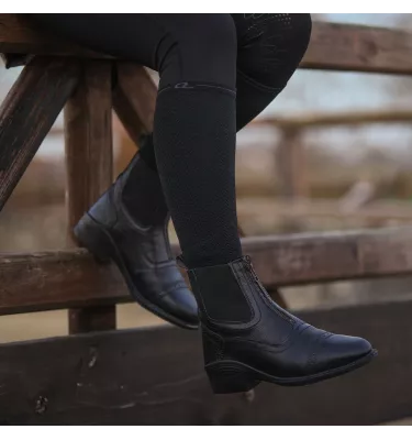 Podkolanówki jeździeckie Cooling granat 35-38