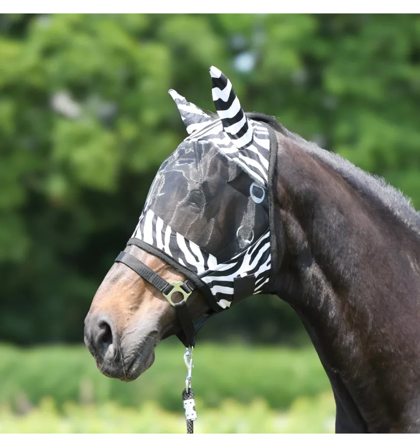 Maska Zebra dla konia cob