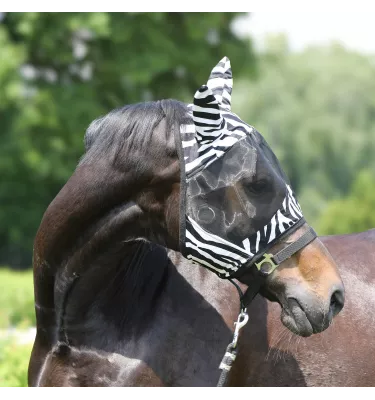 Maska Zebra dla konia cob