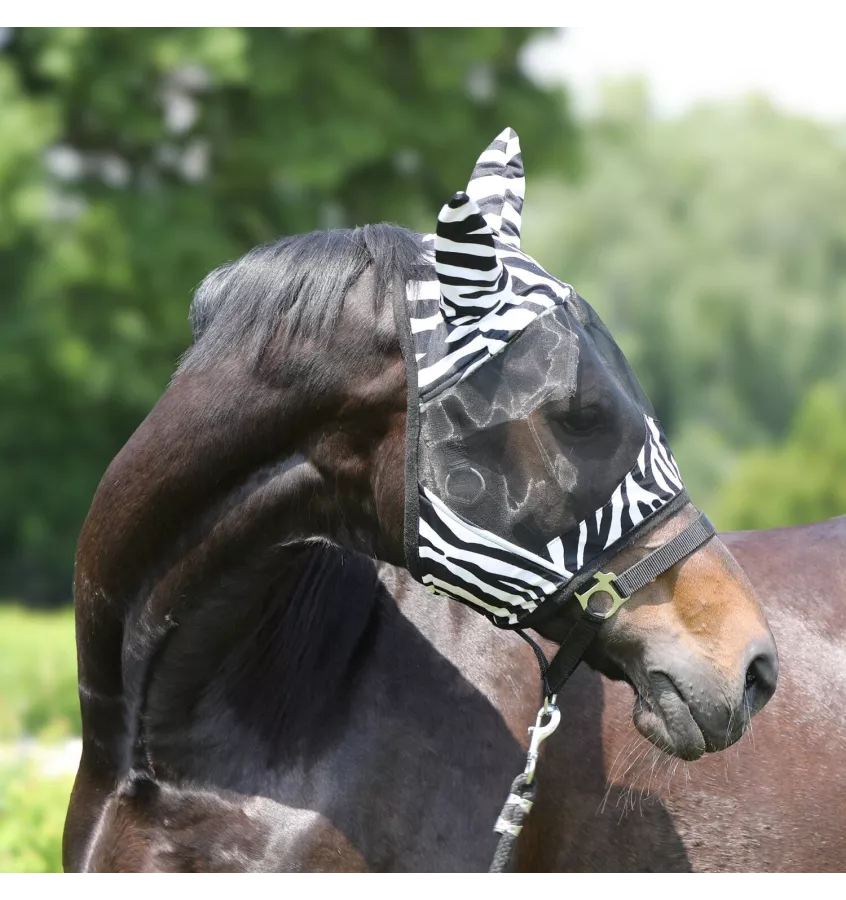 Maska Zebra dla konia cob