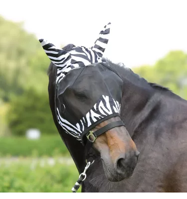Maska Zebra dla konia cob