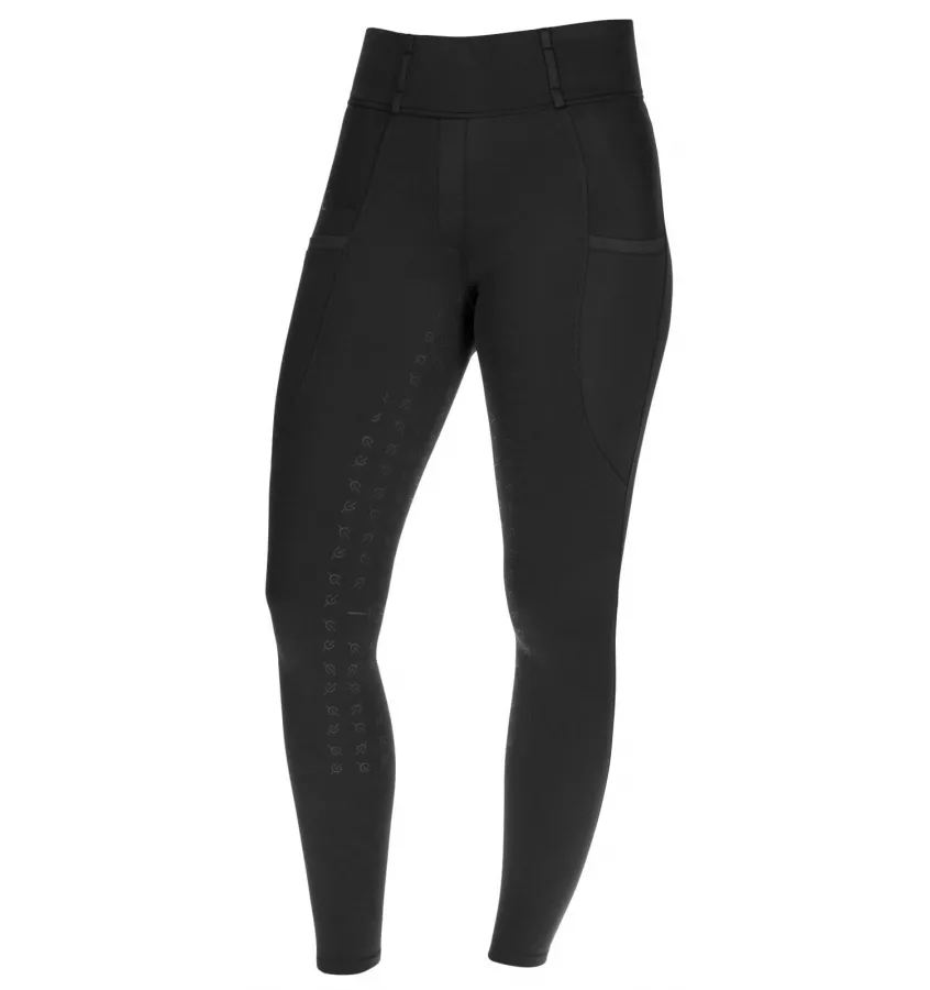 Legginsy jeździeckie HighWaist czarne 34/36