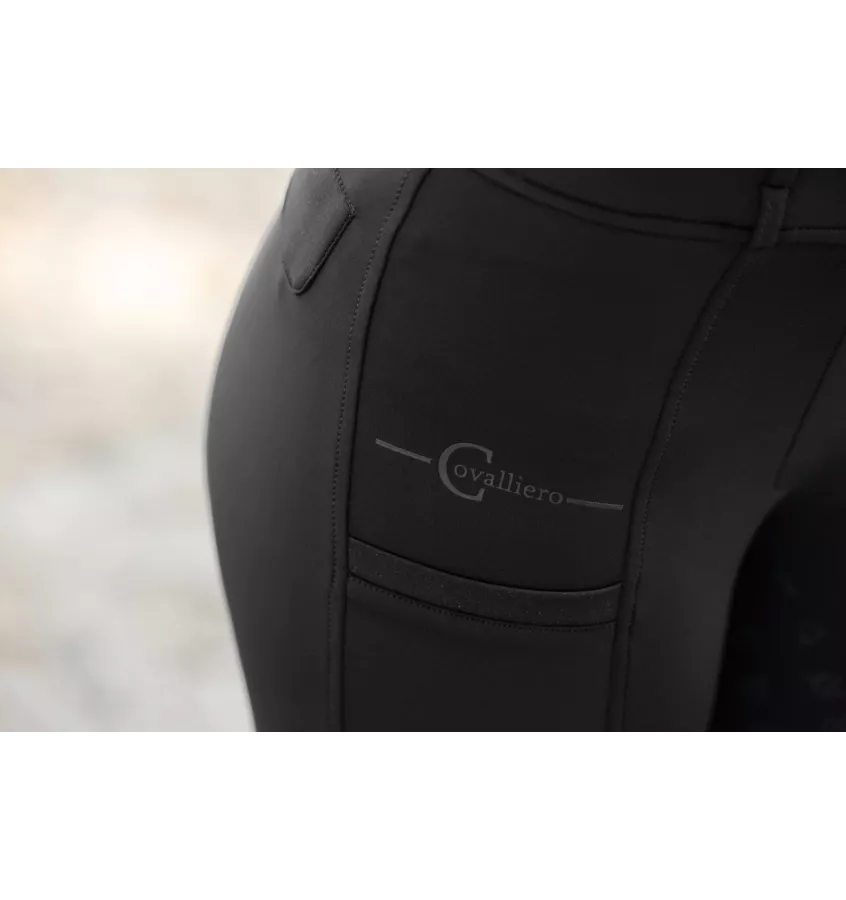 Legginsy jeździeckie HighWaist czarne 34/36