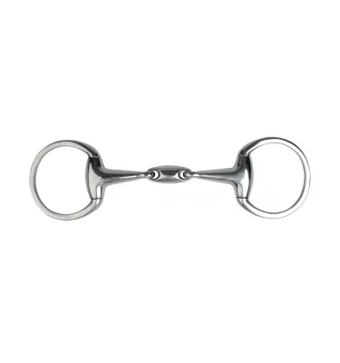 Wędzidło eggbutt Metalab podwójnie łamane 12,5