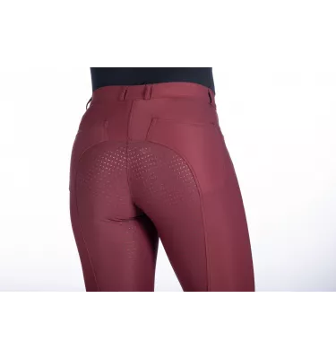 Bryczesy jeździeckie HKM Luna bordo 36