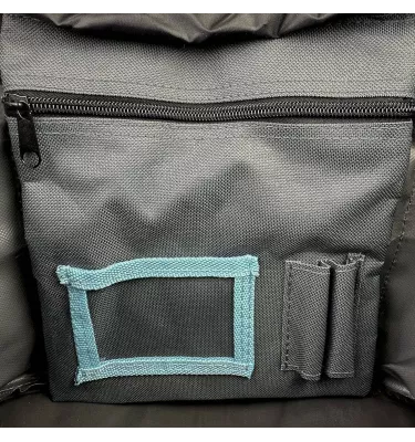 Torba na akcesoria i szczotki dla konia niebieski