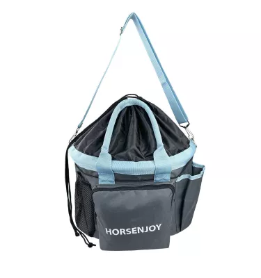 Torba na akcesoria i szczotki dla konia niebieski