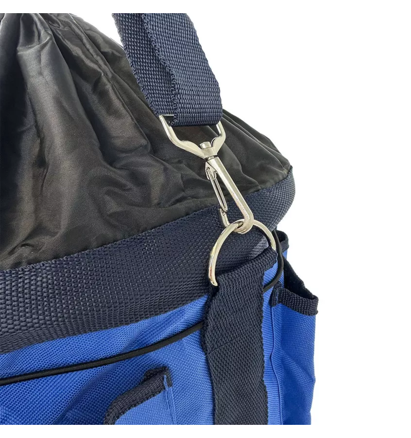 Torba na akcesoria i szczotki dla konia niebieski