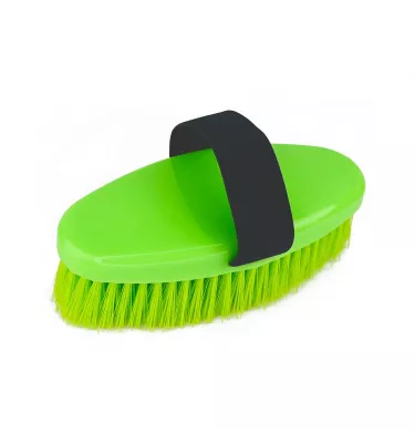 Szczotka do konia Basic limonka