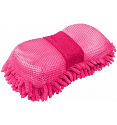 Gąbka z myjką fiolet