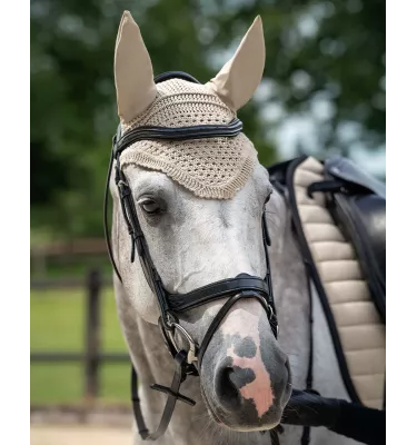 Ogłowie anatomiczne Salerno brąz cob