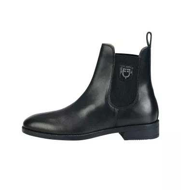 EQUESTRO Skórzane sztyblety jeździeckie czarne 36