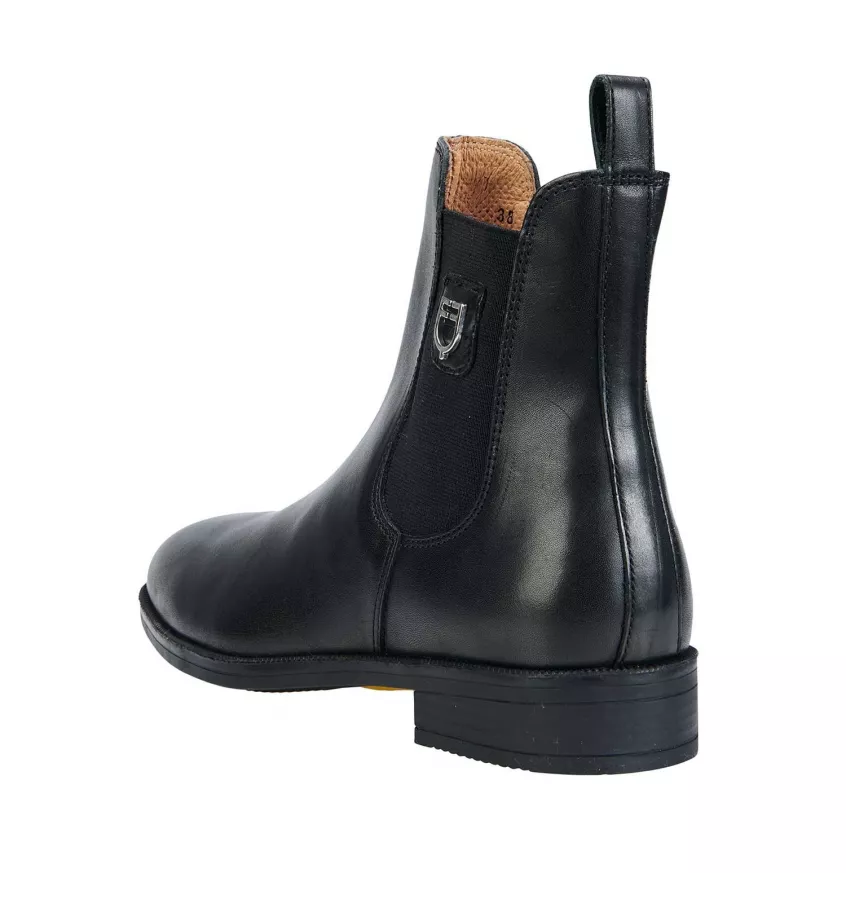 EQUESTRO Skórzane sztyblety jeździeckie czarne 36