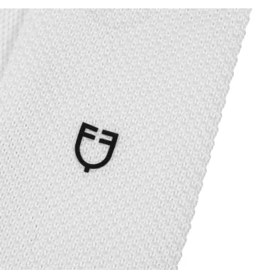 EQUESTRO Krawat męski biały