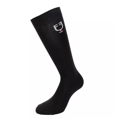 EQUESTRO Podkolanówki jeździeckie czarne L