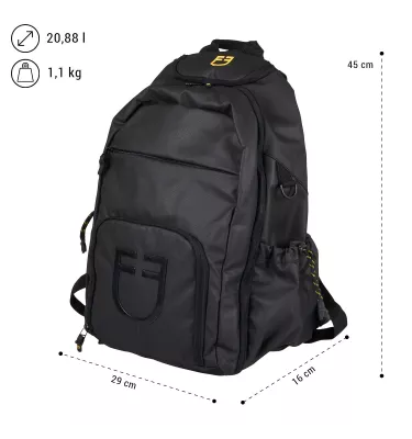 EQUESTRO Plecak techniczny czarny