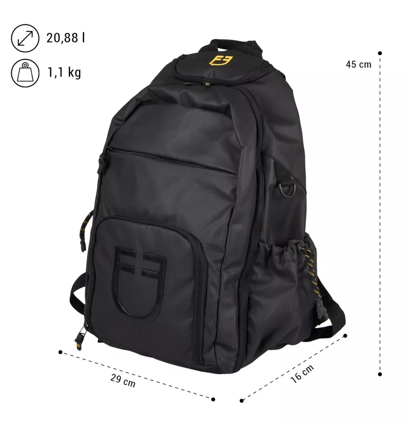 EQUESTRO Plecak techniczny czarny