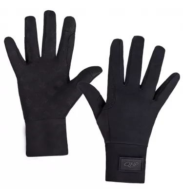 Rękawiczki jeździeckie zimowe Avelie czarne L