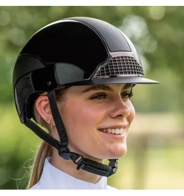 Kask jeździecki Miami granat 51-55