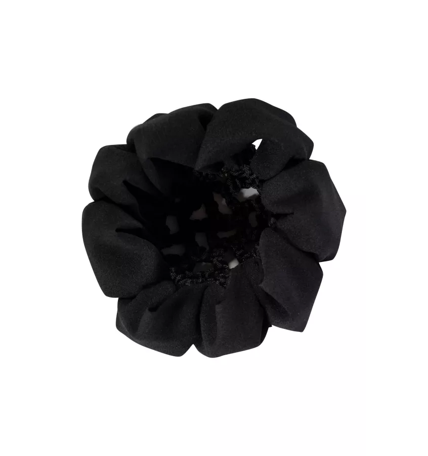 Gumka z siatką do włosów na zawody czarny