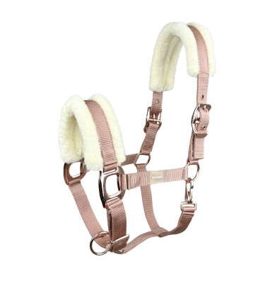 Kantar dla konia z futerkiem Pearl cob