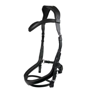 Ogłowie anatomiczne York Idalia czarny cob