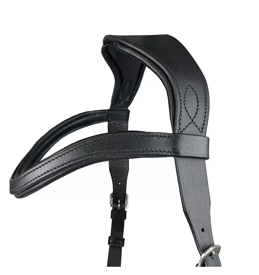 Ogłowie anatomiczne York Idalia czarny cob